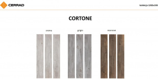 Плитка Cerrad Cortone Marrone ректифицированный (19,3х120,2х1)